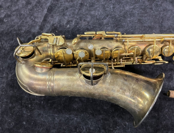 Photo Original Gold Plated CG Conn 'Chu Berry' Series Alto Sax - Serial # 226842